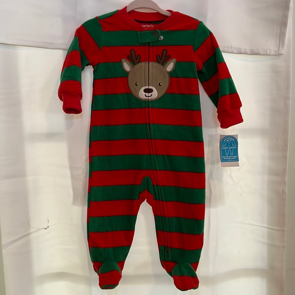 NWT-6m Carters Baby Reindeer Sleep & Play